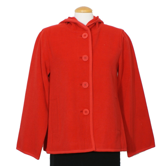 eileen fisher red jacket